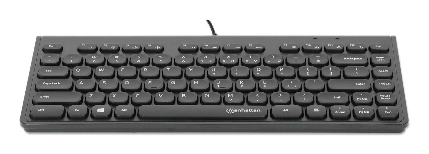 EAN 0766623180702 - Manhattan 180702 teclado Oficina USB QWERTY Negro imagen 2
