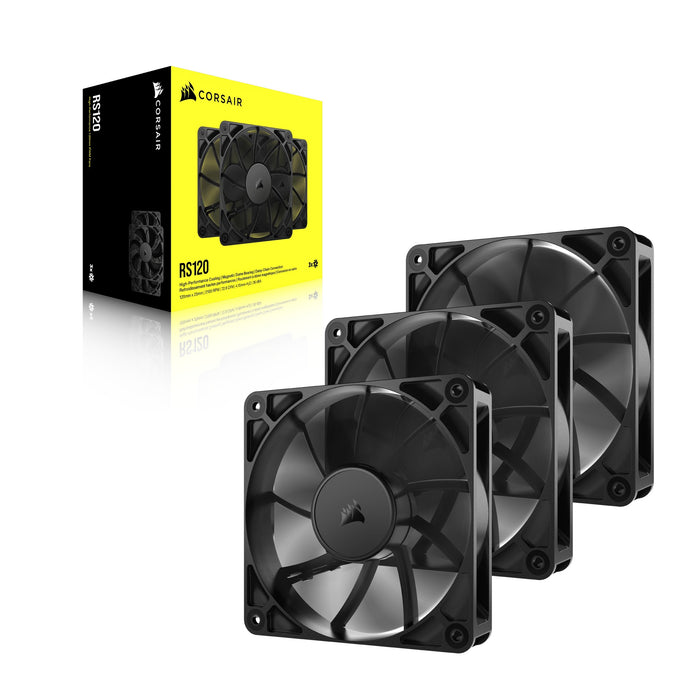 EAN 0840006684213 - Corsair RS120 Carcasa del ordenador Ventilador 12 cm Negro 3 pieza(s) imagen 6