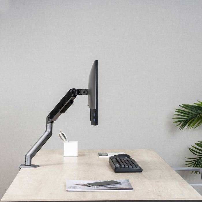 EAN 8433281010666 - TooQ DB4032TNR-G soporte para monitor 81,3 cm (32") Escritorio Negro imagen 8