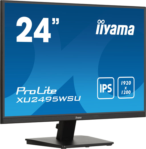 EAN 4948570124268 - iiyama ProLite XU2495WSU-B7 pantalla para PC 61 cm (24") 1920 x 1200 Pixeles 4K Ultra HD LED Negro imagen 2