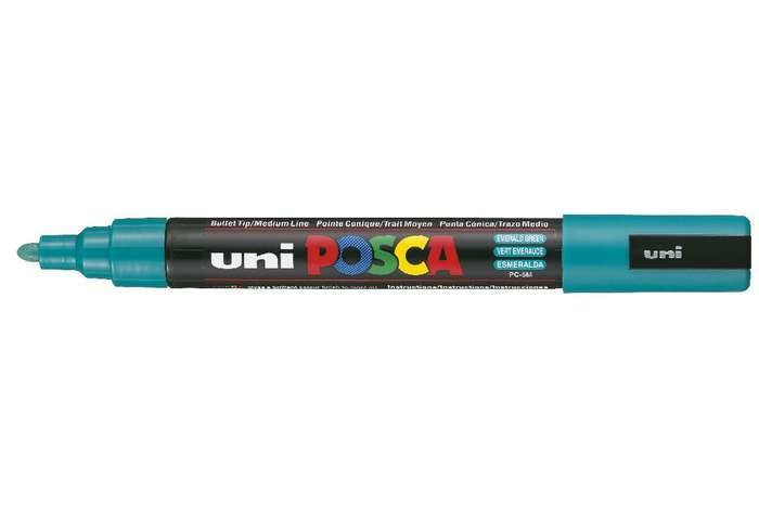 EAN 4902778036860 - POSCA uni PC-5M marcador 1 pieza(s) Punta redonda Verde imagen 1