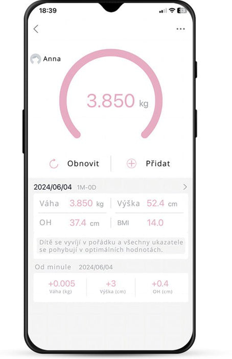 EAN 8590393324996 - Eta MIMI 7306 90000 báscula para bebés Blanco imagen 4