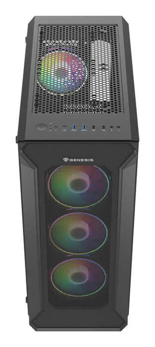 EAN 5901969420890 - GENESIS Irid 505 ARGB Midi Tower Negro, Transparente imagen 5