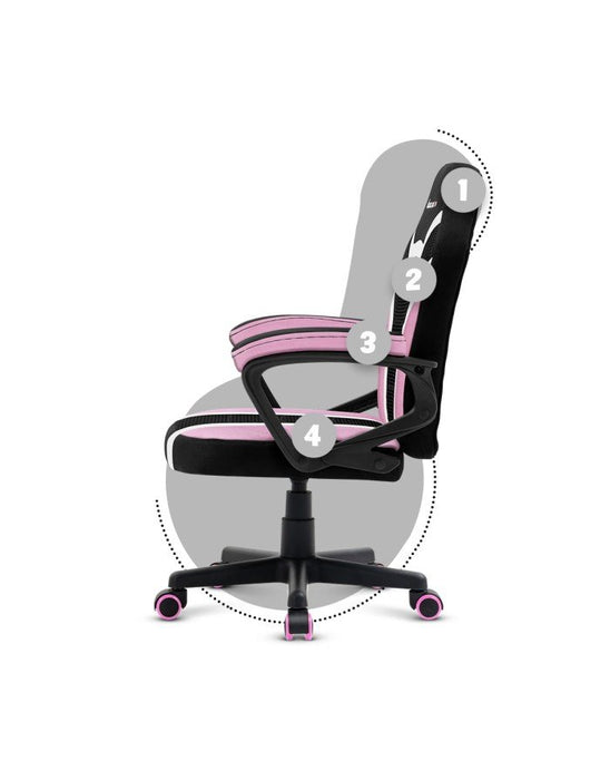 EAN 5903796010640 - Huzaro RANGER 1.0 PINK MESH Asiento plano Respaldo de rejilla imagen 8