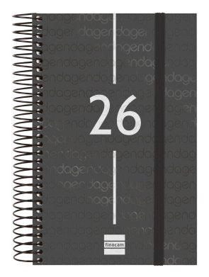 EAN 8422952409625 - Finocam 741096026 agenda Agenda diaria Negro imagen 1