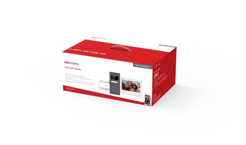 EAN 6942160401560 - Hikvision DS-KIS704EY-ACW2/ALUMINUM sistema de intercomunicación de video 2 MP 17,8 cm (7") Gris, Blanco imagen 2