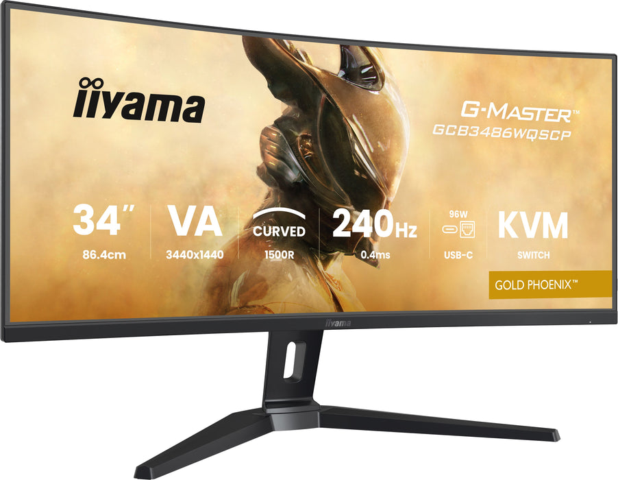 EAN 4948570125173 - iiyama G-MASTER GCB3486WQSCP-B1 pantalla para PC 86,4 cm (34") 1440 x 3440 Pixeles 4K Ultra HD Negro imagen 5