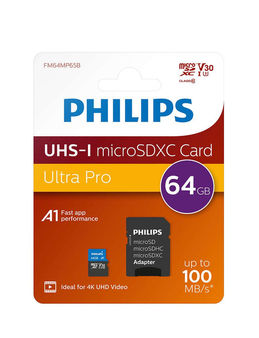 EAN 8720039511859 - Philips FM64MP65B 64 GB MicroSDXC UHS-I Clase 10 imagen 2