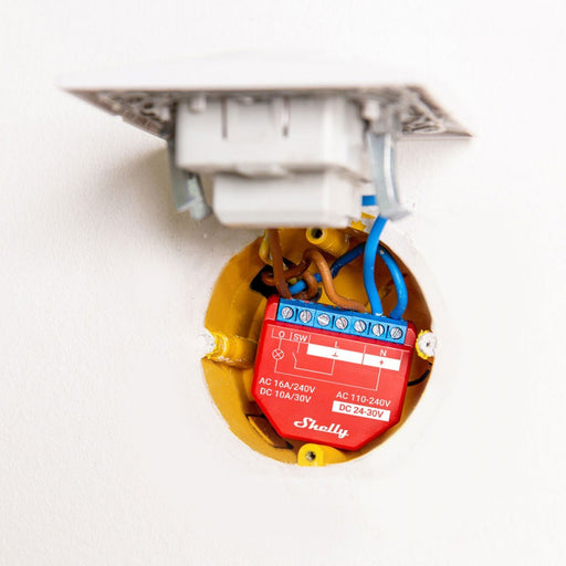 EAN 3800235265017 - Shelly Plus 1PM Interruptor inteligente 1P Rojo imagen 2