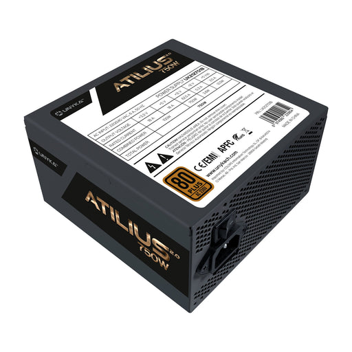 EAN 6974560220854 - UNYKAch ATX Atilius 2.0 Black 750W 80+ Bronze unidad de fuente de alimentación 20+4 pin ATX Negro imagen 2