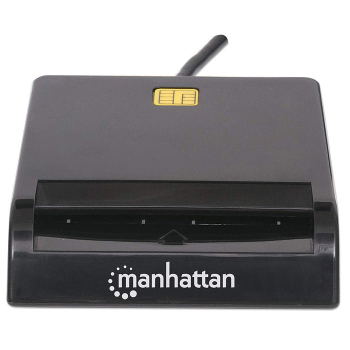 EAN 0766623102049 - Manhattan 102049 lector de tarjeta inteligente Interior USB USB 2.0 Negro imagen 3