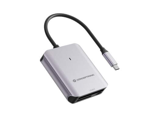 EAN 4015867239490 - Conceptronic BIAN09G lector de tarjeta USB 3.2 Gen 2 Type-C Gris imagen 2