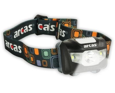 EAN 4260030255443 - Arcas 307 10010 Negro Linterna con cinta para cabeza LED imagen 2