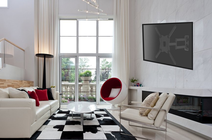 EAN 4015867209202 - Equip 650407 soporte para TV 139,7 cm (55") Negro imagen 5