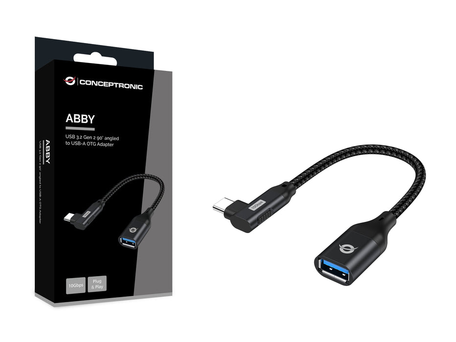 EAN 4015867236307 - Conceptronic ABBY19B cambiador de género para cable USB-C USB-A Negro imagen 2