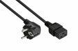 EAN 4066857000316 - Kabelmeister SK0190-S018 cable de transmisión Negro 1,8 m Enchufe tipo E+F IEC C19 imagen 1