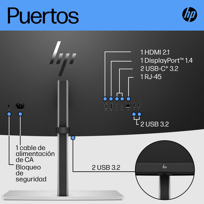 EAN 5715063350898 - HP E45c G5 DQHD Curved Monitor pantalla para PC 113 cm (44.5") 5120 x 1440 Pixeles Dual QHD LCD Negro imagen 3