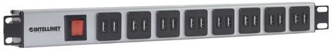 EAN 0766623164580 - Intellinet 164580 unidad de distribución de energía (PDU) 1U Azul, Gris imagen 2