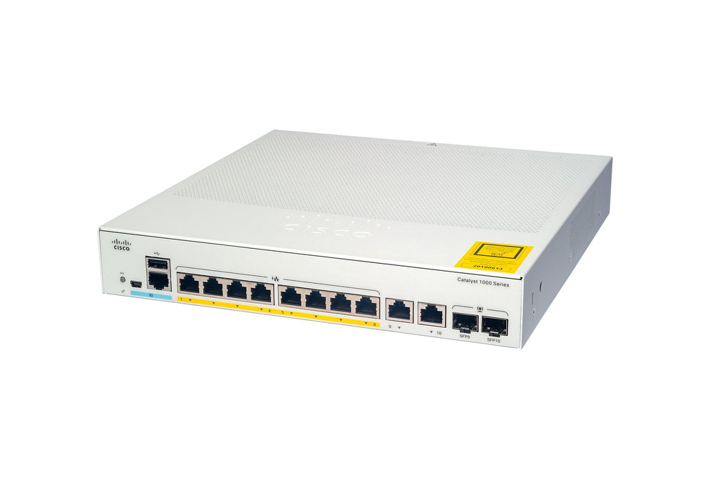 EAN 0889728248471 - Cisco Catalyst C1000-8FP-E-2G-L switch Gestionado L2 Gigabit Ethernet (10/100/1000) Energía sobre Etherne imagen 1