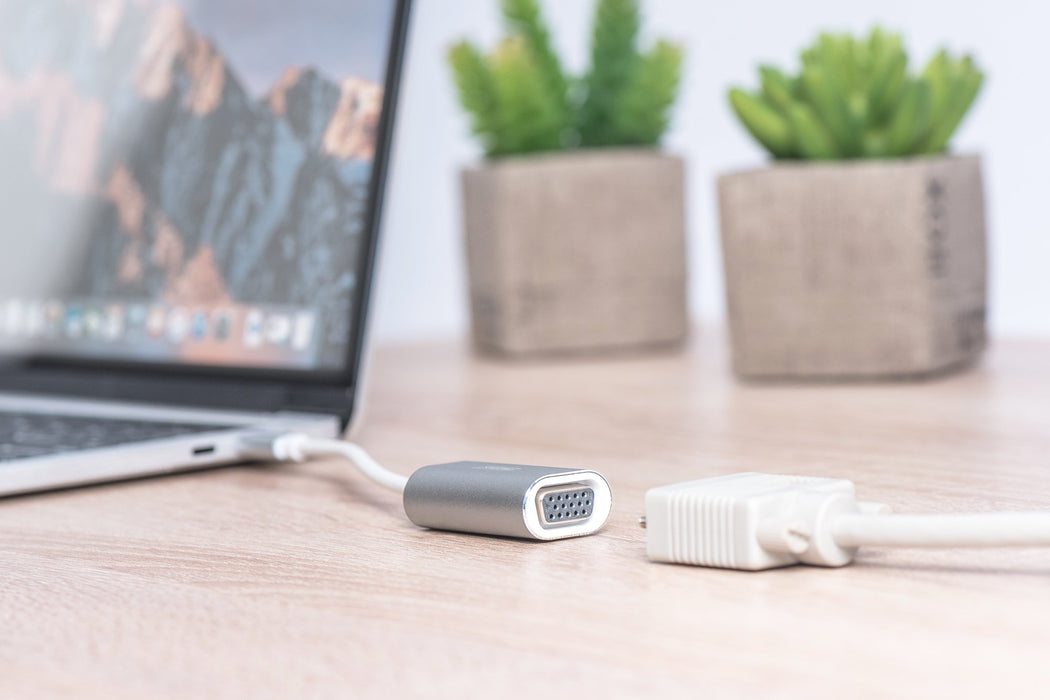 EAN 4016032385967 - Digitus DA-70837 adaptador de cable de vídeo 0,2 m USB Tipo C VGA (D-Sub) Blanco imagen 2