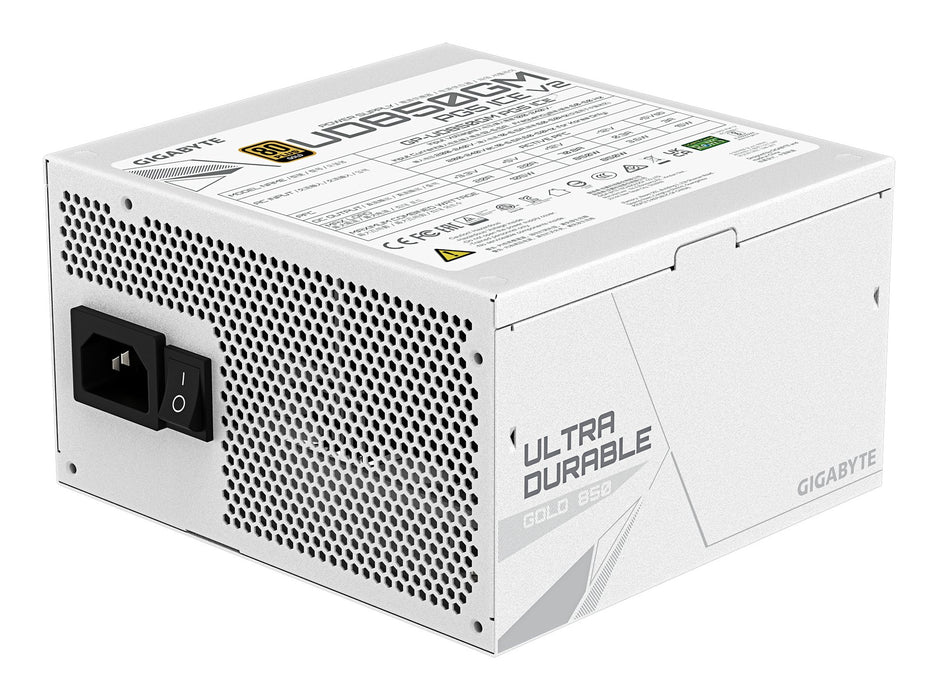 EAN 4719331556457 - GIGABYTE UD850GM PG5 V2 ICE unidad de fuente de alimentación 850 W 20+4 pin ATX Blanco imagen 4