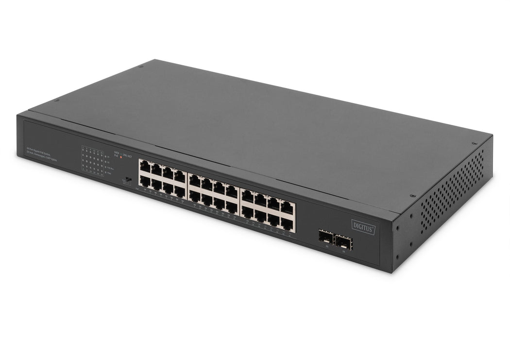 EAN 4016032492030 - Digitus DN-95348-2 switch No administrado Gigabit Ethernet (10/100/1000) Energía sobre Ethernet (PoE) 1U  imagen 1
