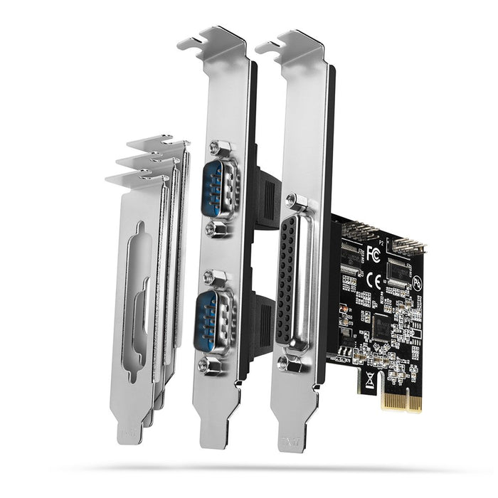 EAN 8595247905390 - Axagon PCEA-PSN PCIe-Adapter mit 1x Parallel-+ 2x Seriell-Ports - ASIX AX99100 tarjeta y adaptador de int imagen 1