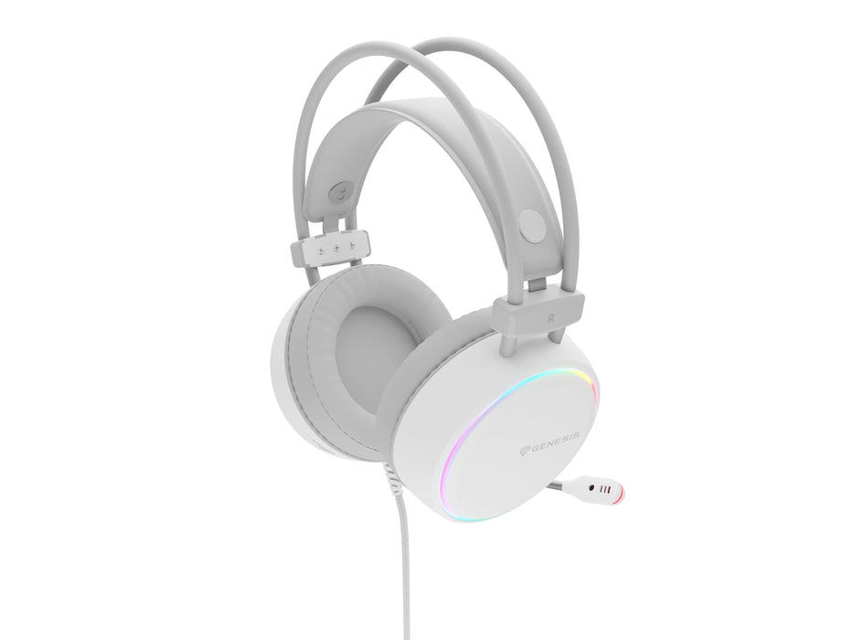 EAN 5901969443431 - GENESIS Neon 613 Auriculares Alámbrico Diadema Juego USB tipo A Blanco imagen 3