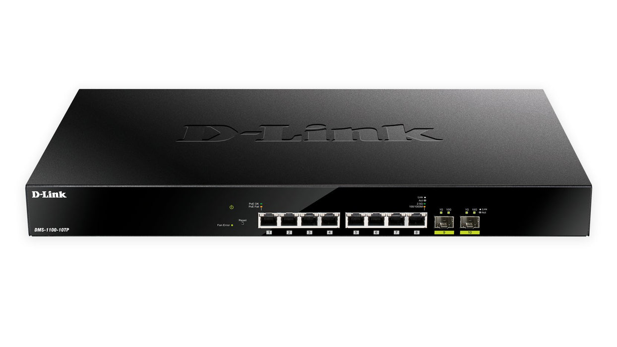 EAN 0790069437168 - D-Link DMS-1100-10TP switch Gestionado L2 2.5G Ethernet (100/1000/2500) Energía sobre Ethernet (PoE) 1U N imagen 2