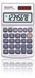 EAN 4974019022215 - Sharp EL-250S calculadora Bolsillo Calculadora básica Plata imagen 1