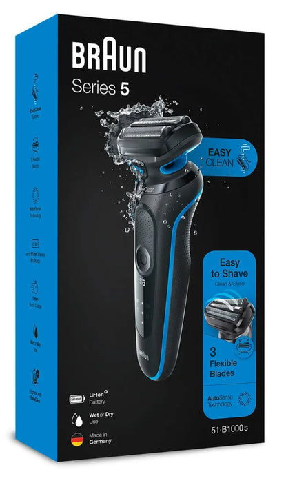 EAN 4210201432197 - Braun 51-B1000s Máquina de afeitar de láminas Negro, Azul imagen 6