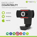 EAN 8059018361438 - Techly I-WEBCAM-60T cámara web 1920 x 1080 Pixeles USB 2.0 Negro imagen 9