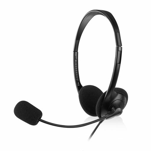 EAN 8716065216684 - Ewent EW3563 auricular y casco Auriculares Alámbrico Diadema Llamadas/Música Negro imagen 1