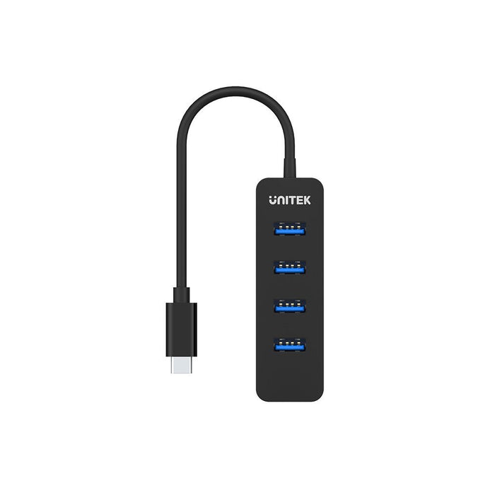 EAN 4894160047663 - UNITEK uHUB Q4 USB 3.2 Gen 1 (3.1 Gen 1) Type-C 5000 Mbit/s Negro imagen 3