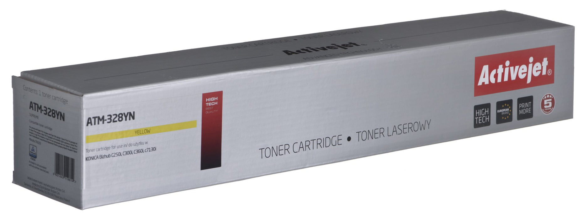 EAN 5901443119814 - Activejet Toner ATM-328YN zamiennik Konica Minolta TN328Y Supreme 28000 stron cartucho de tóner 1 pieza(s imagen 1