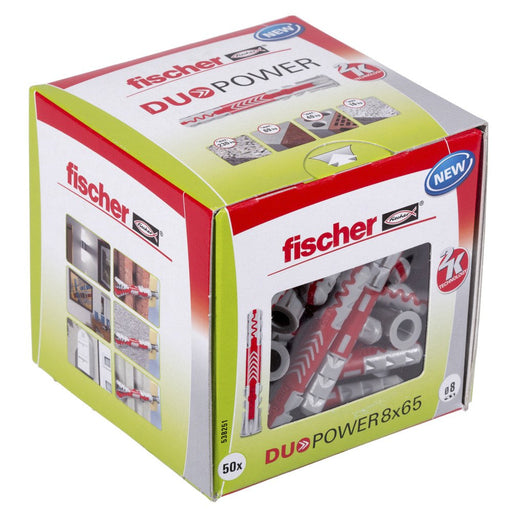 EAN 4048962262186 - Fischer DUOPOWER 8 x 65 Anclaje de expansión 65 mm imagen 1