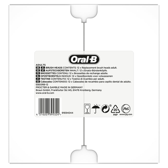EAN 4210201395324 - Oral-B CrossAction Cross Action Clean Maximizer 12er FFS 12 pieza(s) Blanco imagen 1