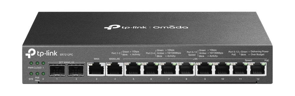 EAN 4897098688717 - TP-Link Omada ER7212PC router Gigabit Ethernet Negro imagen 1