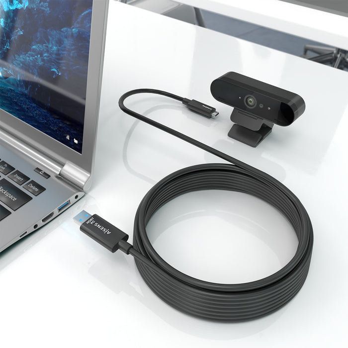 EAN 8435739902707 - AISENS A157-0926 cable USB USB 3.2 Gen 2 (3.1 Gen 2) 25 m 2 x USB A USB C Negro imagen 4