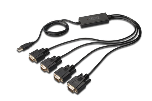 EAN 4016032308539 - Digitus DA-70159 cable de serie Negro 1,5 m USB tipo A DB-9 imagen 1