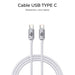 EAN 8436586743567 - SUBBLIM SUBCAB-C06011 cable USB USB 2.0 USB C Blanco imagen 4