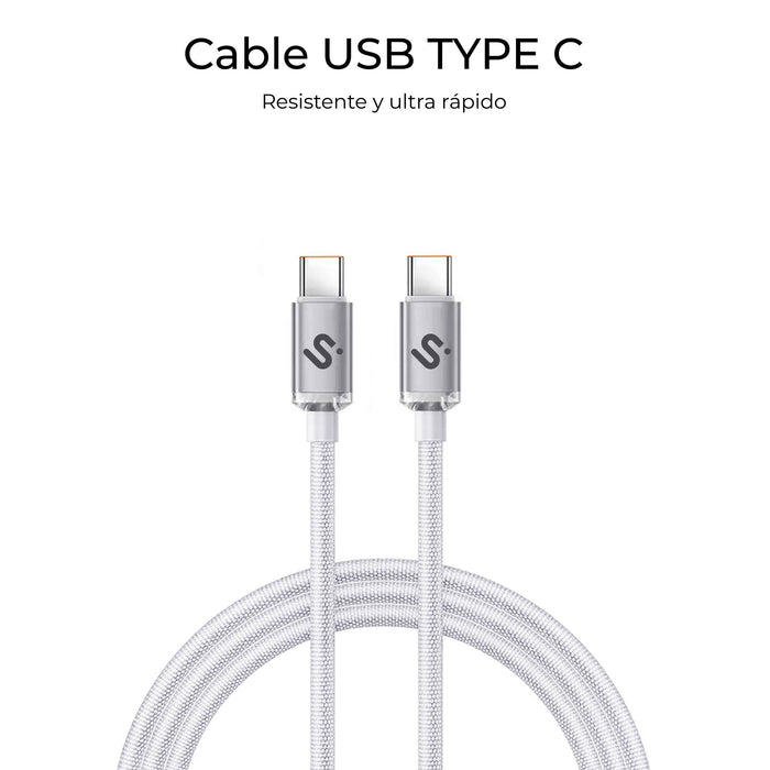 EAN 8436586743550 - SUBBLIM SUBCAB-C06010 cable USB USB 2.0 USB C Blanco imagen 4