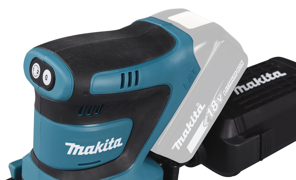 EAN 0088381760720 - Makita DBO480Z lijadora portátil Lijadora rotorbital 14000 OPM Negro, Azul 210 W imagen 13