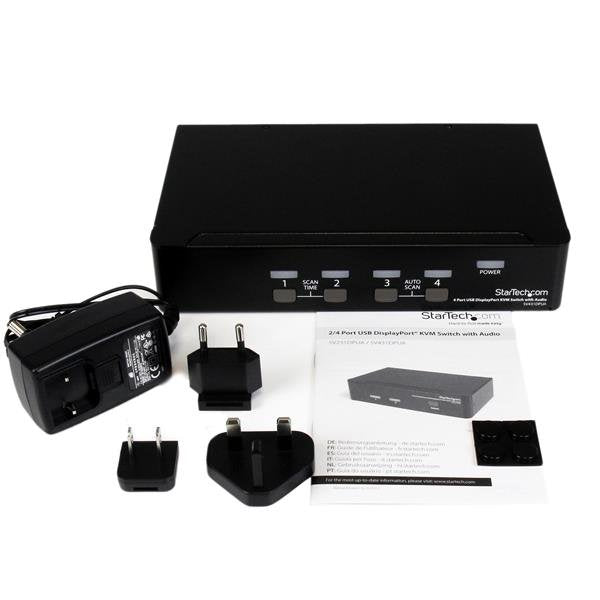 EAN 0065030837545 - StarTech.com SV431DPUA interruptor KVM Negro imagen 4