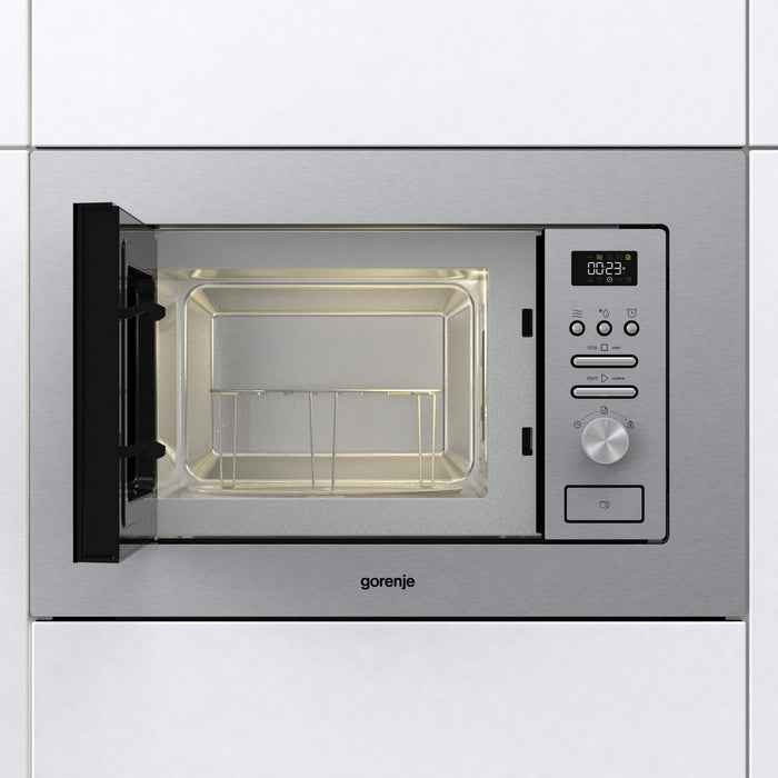 EAN 3838782498299 - Gorenje BMI201AG1X Acero inoxidable Microondas combinado Integrado 20 L 800 W imagen 2