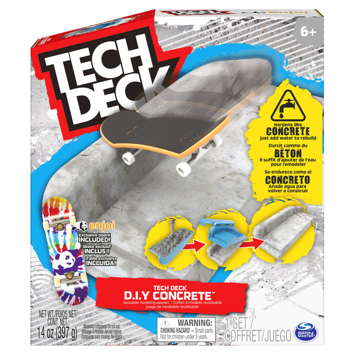 EAN 0778988409503 - Tech Deck TED ACS Kinetic Concrete Ast GML Conjunto de iniciación para monopatín de dedos imagen 1