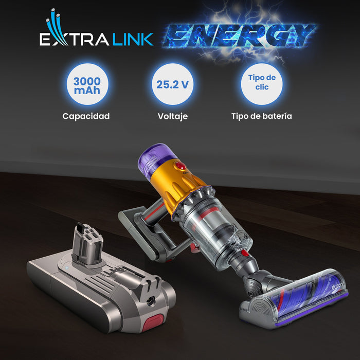 EAN 5907207222981 - Extralink BATERIA DYSON, V11 (CLICK TYPE) 25.2V 3000MAH batería recargable industrial imagen 9
