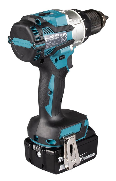 EAN 0088381775755 - Makita DDF489RTJ destornillador eléctrico y llave de impacto 1800 RPM Negro, Azul, Acero imagen 5