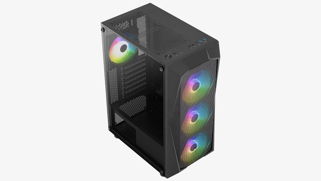 EAN 4711099472338 - Aerocool Falcon ARGB Midi Tower Negro imagen 2
