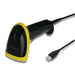 EAN 5901878508672 - Qoltec 50867 lector de código de barras Lector de códigos de barras portátil 1D/2D Laser Negro, Amarillo imagen 3